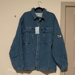 NIKE NOCTA - BLUE DENIM THICK SHIRT/JACKET